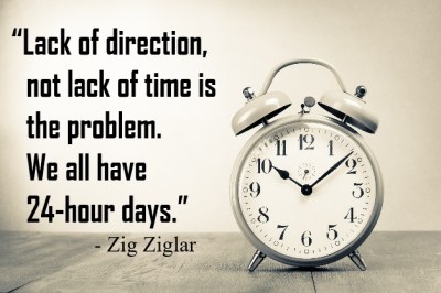 we tell ourselves we don't have time