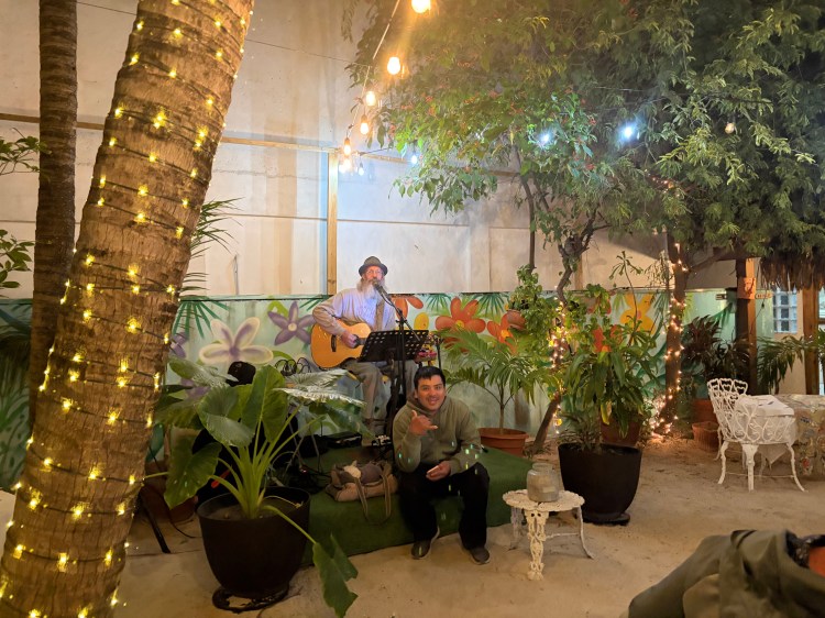 Brent Butcher with Pancho at El Patio