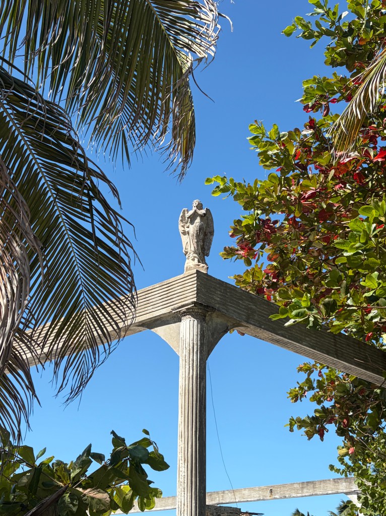 guardian angel statue