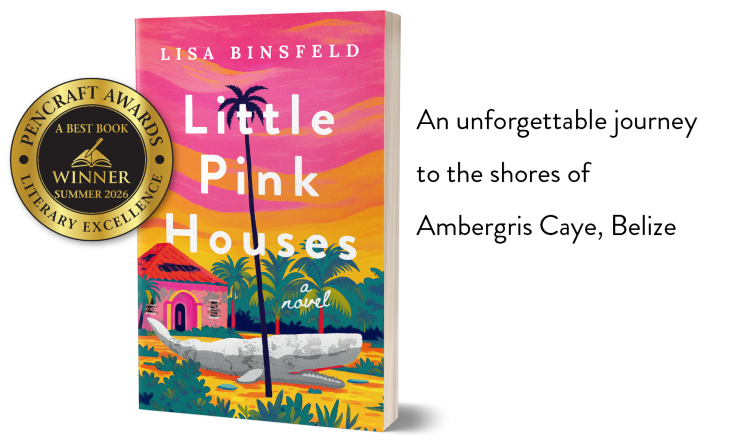 Little Pink Houses novel with PenCraft Award seal